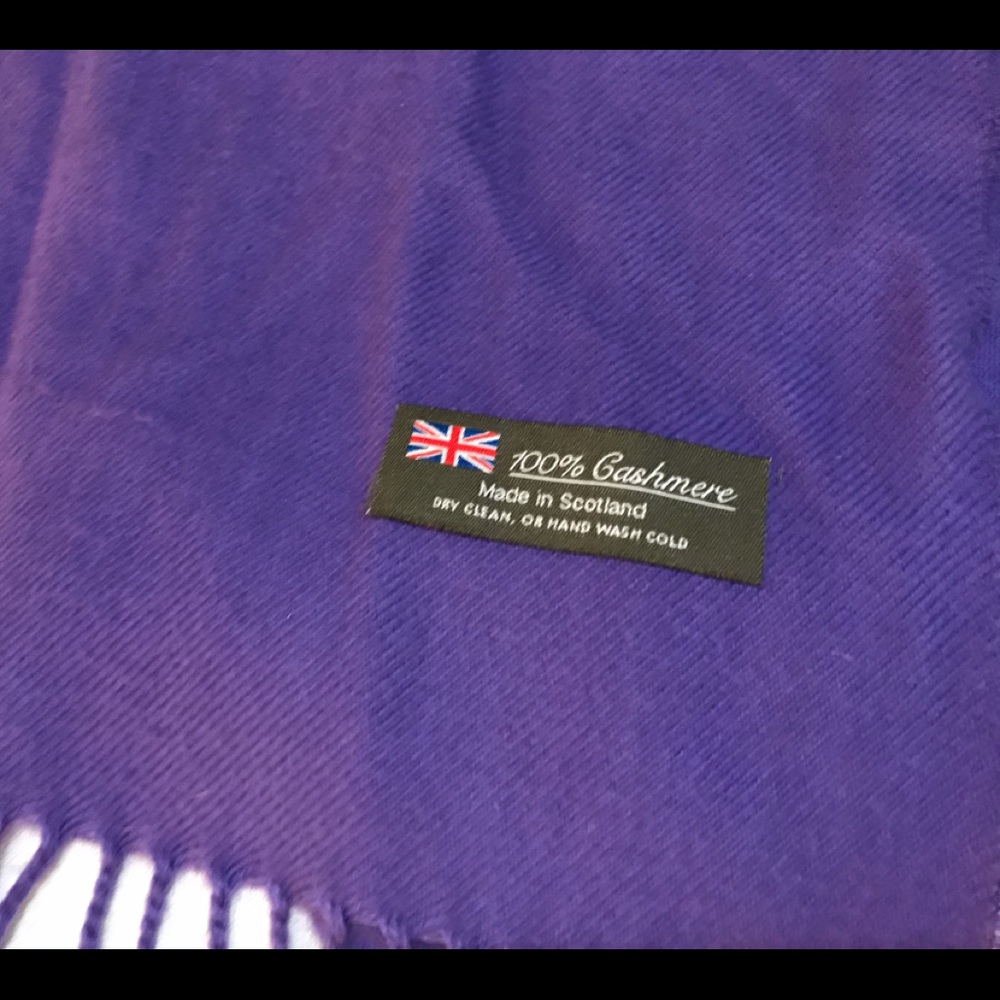 Beautiful Purple Cashmere Scarf 🧣